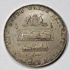 Medal Token Centenary Of NSW New South Wales Railways 1855 1955 AU