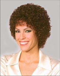 SANDRA WIG BROWN BLACK BLONDE 60S 70S DISCO WOMAN CURLS SMALL AFRO