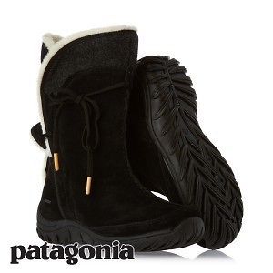 Patagonia Attlee Tie Boots Womens Waterproof   Black