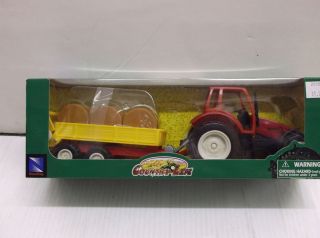 NEW RAY 1/32 COUNTRY LIFE SERIES AUGUSTINE 723 TRACTOR (RED) W