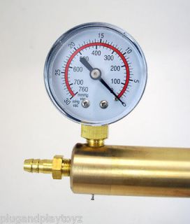 Replacement Brass Enlargment Hand Vacuum Pump w/ Gauge