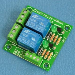 Two Relay Module,Board, for 8051, AVR, PIC Project, 12V