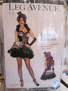Leg Avenue 83823 2PC.Queen of Darkness Punk pin up costume NEW