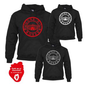Guns N Roses Hoodie Hooded Top   All Sizes S   XXL   Black And Red