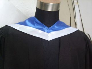 University academic hood (bachelor)   Satin lining   graduation gown