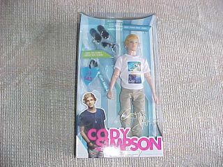 CODY SIMPSON BACKSTAGE PASS SERIES DOLL w GUITAR PICK CASUAL T SHIRT