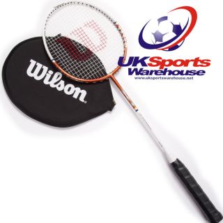 Wilson Hyper Titanium X8 Copper Badminton Racket With Cover rrp£40