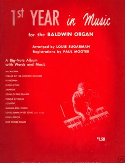 Baldwin Panoramic Tone Vintage Organ Analog Synth Demonstration Record