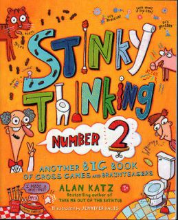 Stinky Thinking 2 NEW Katz GROSS GAMES Brain Teasers KIDS Book Riddles