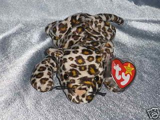 1996 Ty Beanie Baby Freckles Leopard Born June 3,1996