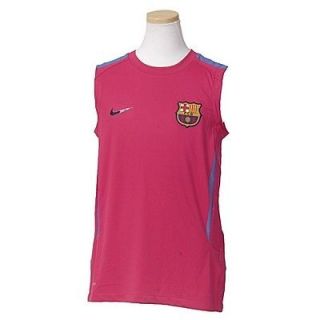 Nike Barcelona Kids Sleeveless Training Shirt Top Pink New