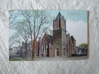 Plymouth Church, New Haven, Connecticut.   EARLY 1900S POST CARD