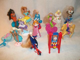 Barbie Mini Dolls,Wind Up Mermaid,Kelly on a Swing & OTHERS,McDonal ds