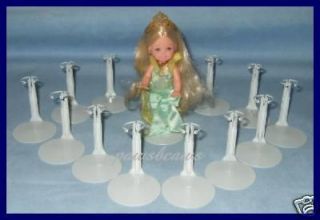 SHIPPING 12 White Doll Stands for Barbies Sister KELLY Kids Club