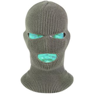 Face Mask 3 Hole Cold Weather Face Mask Acrylic Knit Soft Army ACU