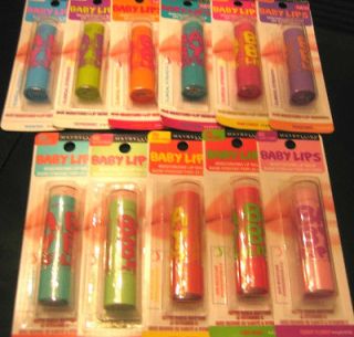Newly listed MAYBELLINE BABY LIPS LIP BALM  ALL 11 COLORS INCL 5 LTD