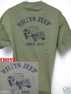 Willys Jeep T SHIRT/ NEW/ ford gpw/mb/cj2a/cj 3a/cj3b/cj5/cj 7/bantam