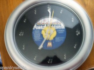 MOTOWN Clock 6 Different Tunes Marvin Gaye, Four Tops & Smokey