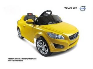 Kids Battery Cool Ride On Toy car Luxurious Volvo C30 Power Wheel Free