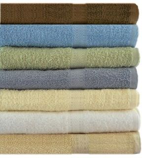 COTTON BATH TOWELS 27 x 54 SOFT AND ABSORBENT   WHOLESALE LOT