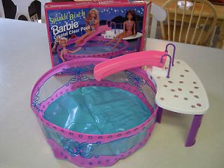 Barbie Sparkle Beach Crystal Clear Pool Mattel 67402 1995