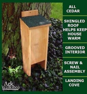cedar BAT house great for insect & mosquito control g.