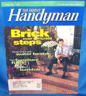 Handyman Magazine, October 1997, Brick Over Concrete Steps, Bathtubs
