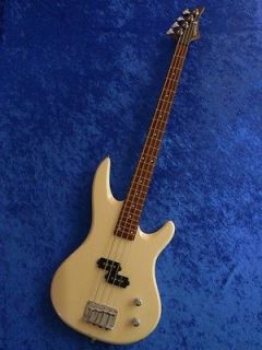 Antique Pearl White Bass Guitar P Style 24 Fret Full 34 scale neck
