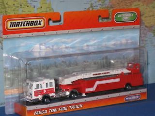MATCHBOX MEGA TON FIRE TRUCK DETACHABLE CAB 9 **RARE**