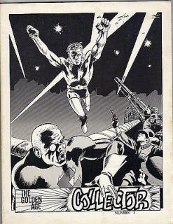 Age Collector (1972) Rare Comics Fanzine DON NEWTON BASIL WOLVERTON