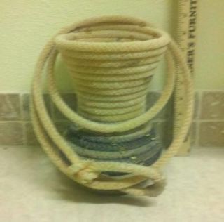 Vase rope basket cowboy western decor wedding furniture handmade lasso
