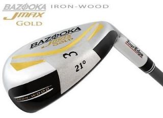 Tour Edge Golf Mens Bazooka Jmax Gold Iron Wood Brand New 2012 Stiff