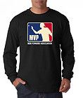 Beer Pong MVP Association Logo Long Sleeve Tee Shirt