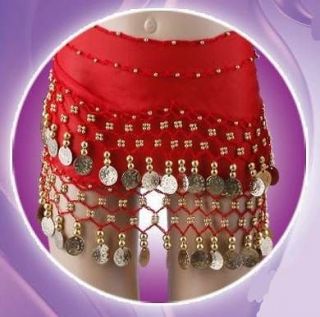 Girls Children Belly Dance Hip Scarf Chiffon Costume Outfit Clothing