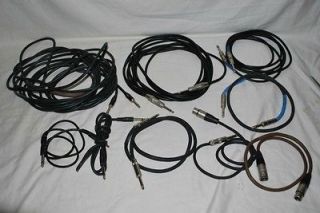 Lot of misc. size speaker cables, 16 24 guage various lengths