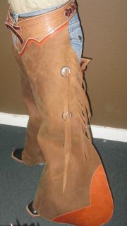 Custom Arizona Bell Style Ranch Batwing Chaps Chap Made Just for YOU