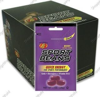 BERRY Energizing SPORT BEANS by Jelly Belly ~ Case