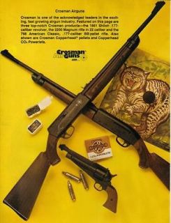 1983 Crosman 861 Shiloh 2200 766 Pellet Gun Ad