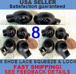Sport Athletic Running Sneaker Shoe Lace SQUEEZE & LOCK 4/16 Wide