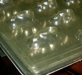 CLEAR BABY SHOE BOY OR GIRL FOOD CANDY CHOCOLATE JELLO MOLD SHOES TRAY