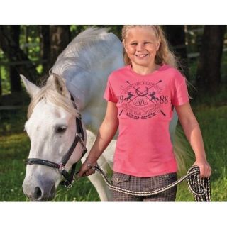Mountain Horse Beverly Tee Shirt   KIDS/GIRLS   Navy Blue, Pink or