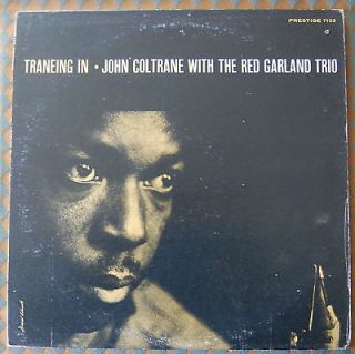 VG+ John Coltrane Traneing In Red Garland Trio Prestige 7123 LP RVG