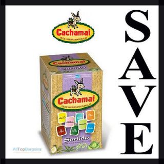 Cachamai Assortment Box Tea Bags Green Herbal Tilo Mint Black Infusion