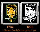 CIGARETTE WALLET CARD BOX WITH LIGHTER 8Z fox hound