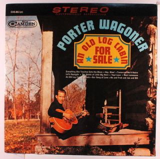 PORTER WAGONER An Old Log Cabin For Sale (country vinyl LP)