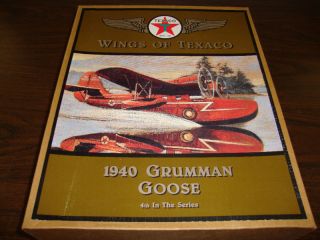 Wings of Texaco #4   1940 Grumman Goose   Diecas t Coin Bank   12   C
