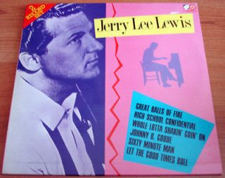 JERRY LEE LEWIS Great balls of fire2 Record Set 1983 UK DOUBLE LP