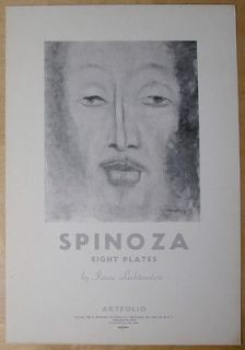 Spinoza, eight plates by Isaac Lichtenstein on the philosopher Spinoza