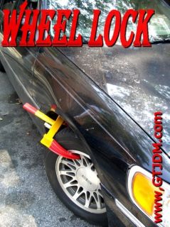 CAR BOAT ATV Trailer Tires Clamp Anti Theft Wheel Lock