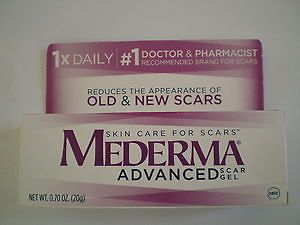 NEW Mederma Skin Care for Scars Advanced Scar Gel, Exp 08/14